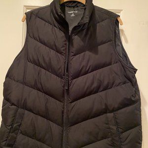 Lands' End Black Puffer Vest